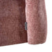 Fauteuil Dana rose chenille