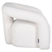 Fauteuil Dana white furry