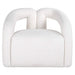Fauteuil Dana white furry