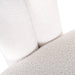 Fauteuil Dana white furry
