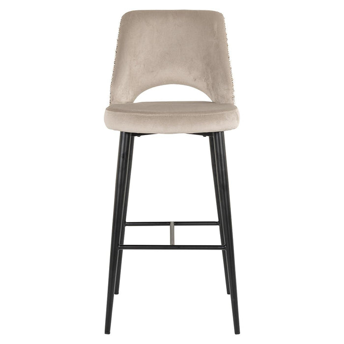Barstoel Tabitha trendy nature / Quartz khaki