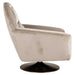 Draaifauteuil Nora khaki velvet (Quartz Khaki 903)