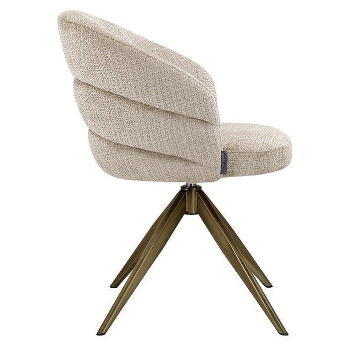 Draaistoel Zendaya beige chenille (Niagara 902 beige)