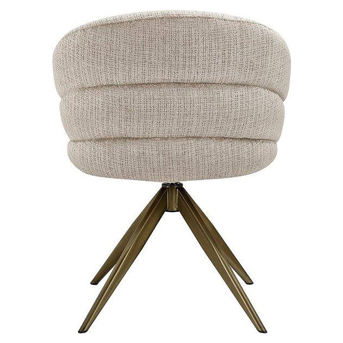 Draaistoel Zendaya beige chenille (Niagara 902 beige)