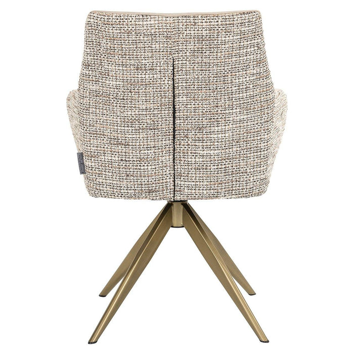 Draaistoel Lisonne be trendy nature / khaki velvet (Be Trendy 01 Nature)