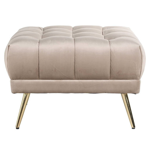 Poef Huxley khaki velvet
