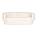 Bank Donatella white chenille fire retardant