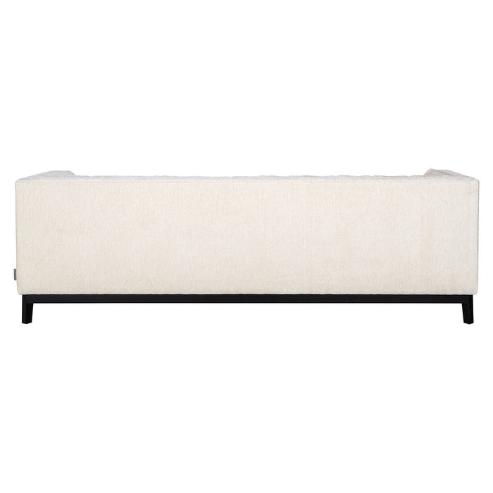 Bank Beaudy white chenille fire retardant