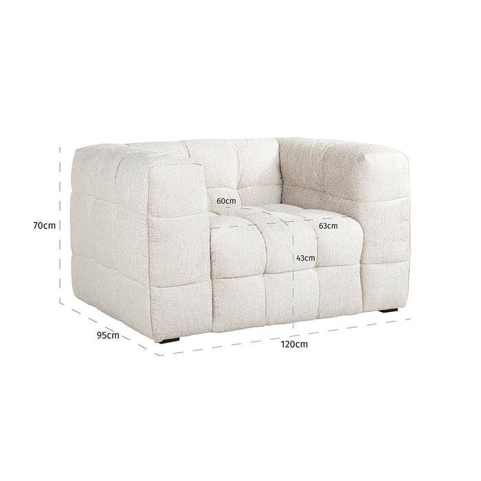 Fauteuil Merrol Cream Fusion