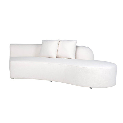 Bank Grayson Ottoman Rechts White Furry